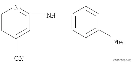 Molecular Structure of 137225-07-1 (2-(p-tolylaMino)isonicotinonitrile)
